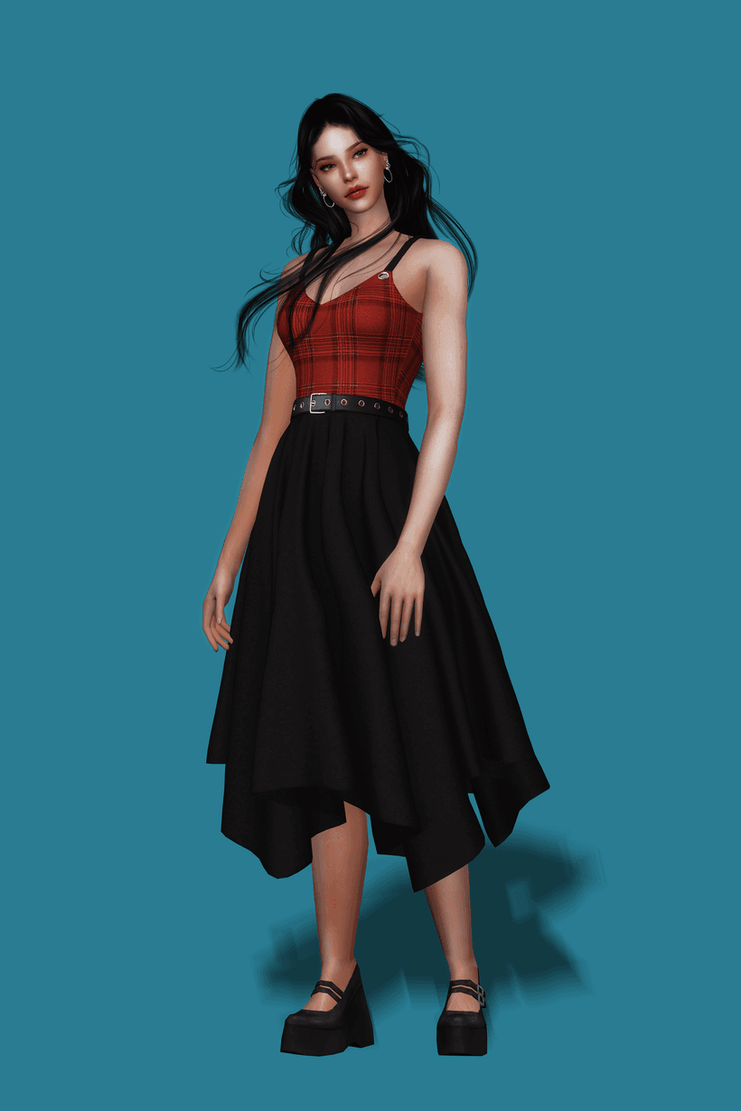 Галерея мода Платье-корсет Plaid Corset Dress #1